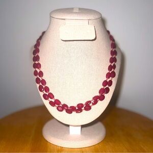 Beautiful Red double strand necklace